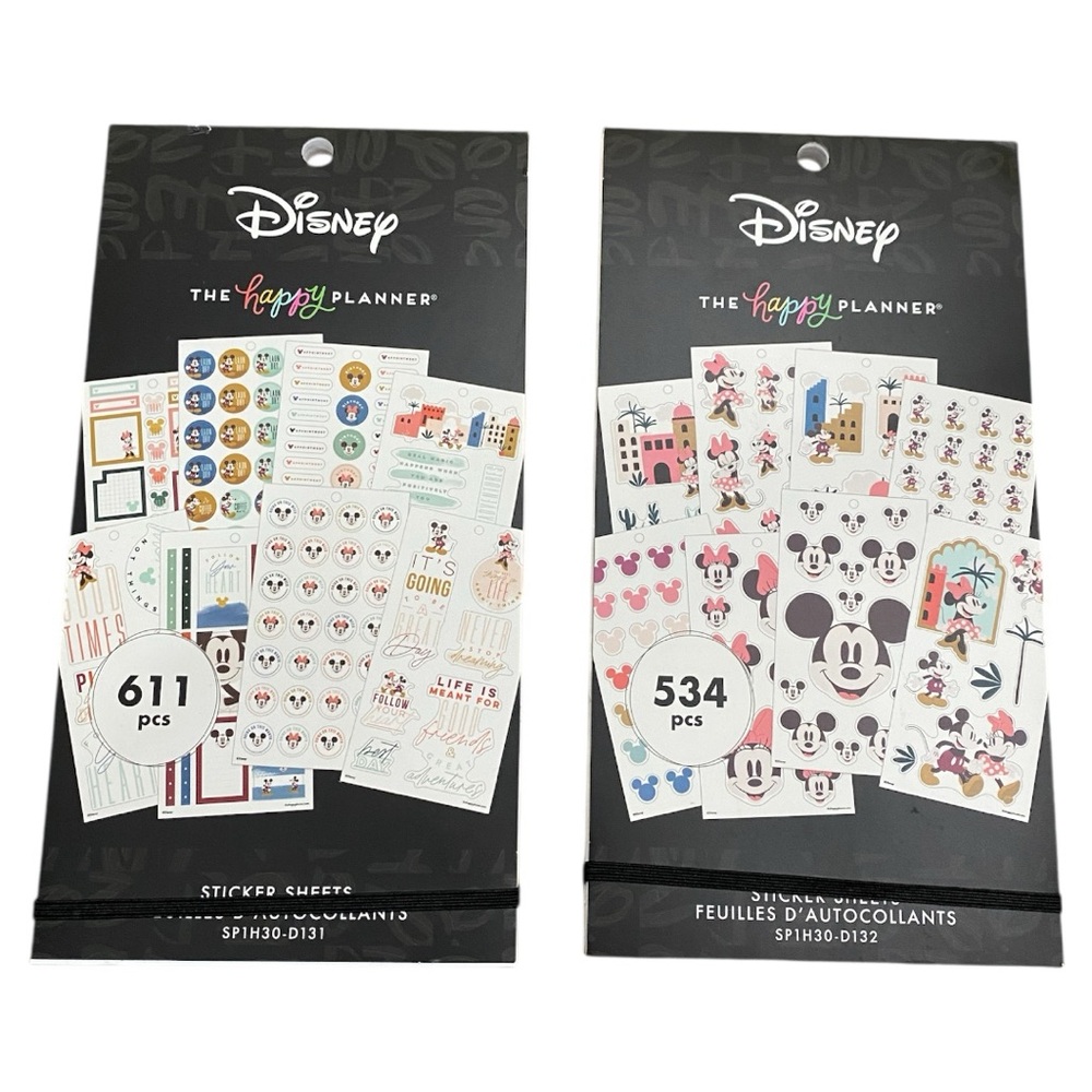Disney The Happy Planner Sticker Sheets Set